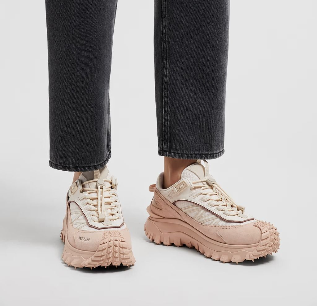 Alternative view of Giày Moncler Trailgrip Suede Sneakers ‘Pink’ J209B4M00160M432330M