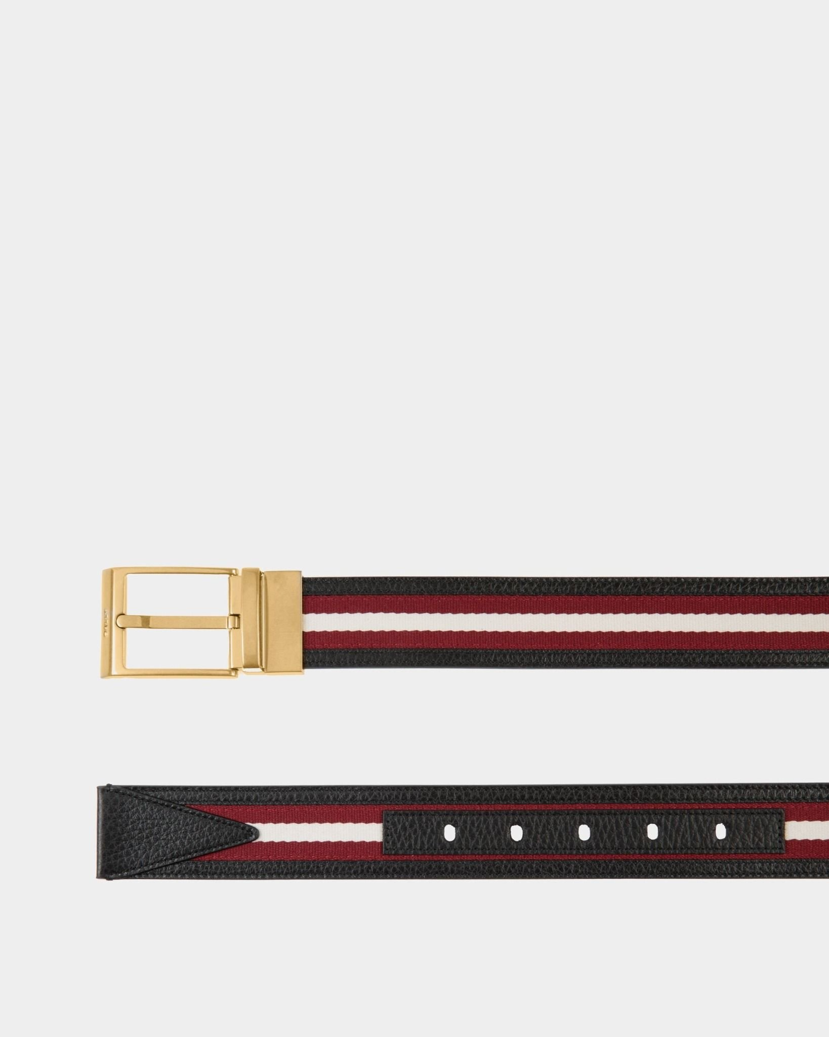 Alternative view of Thắt Lưng Bally Shiffie 35mm Reversible Belt 'Black Red' 6306659