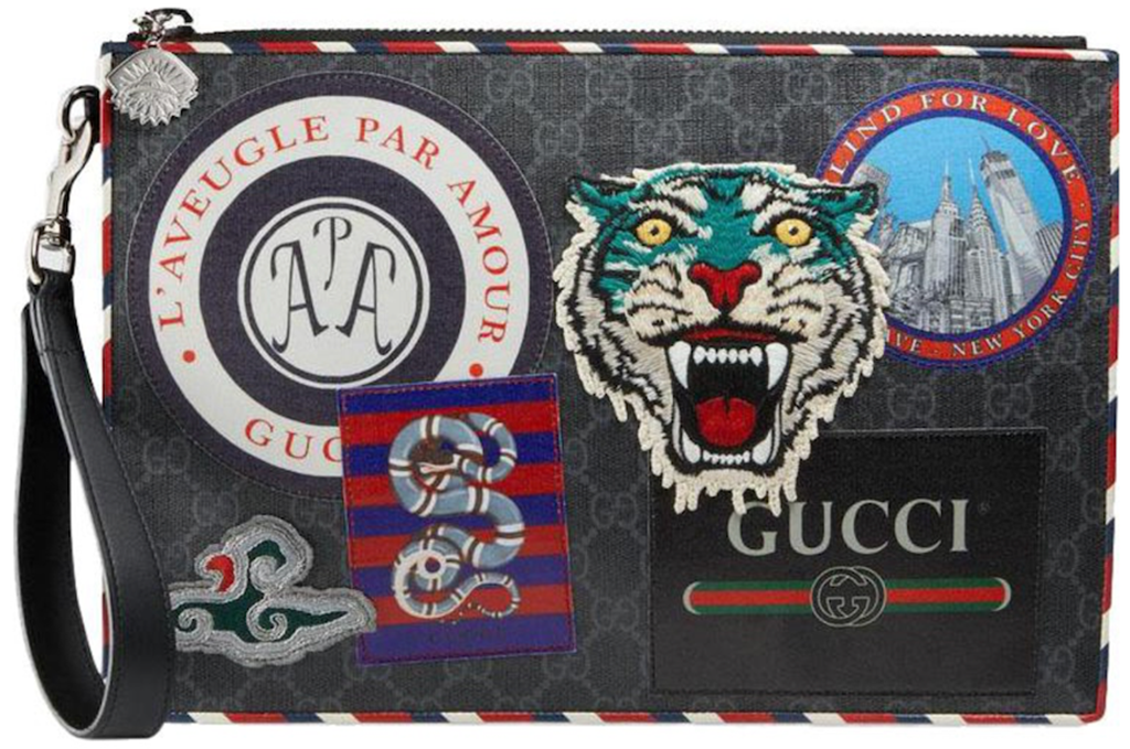 Túi Gucci Night Courrier GG Supreme Pouch 'Multicolor' 496346-9F25N-1073