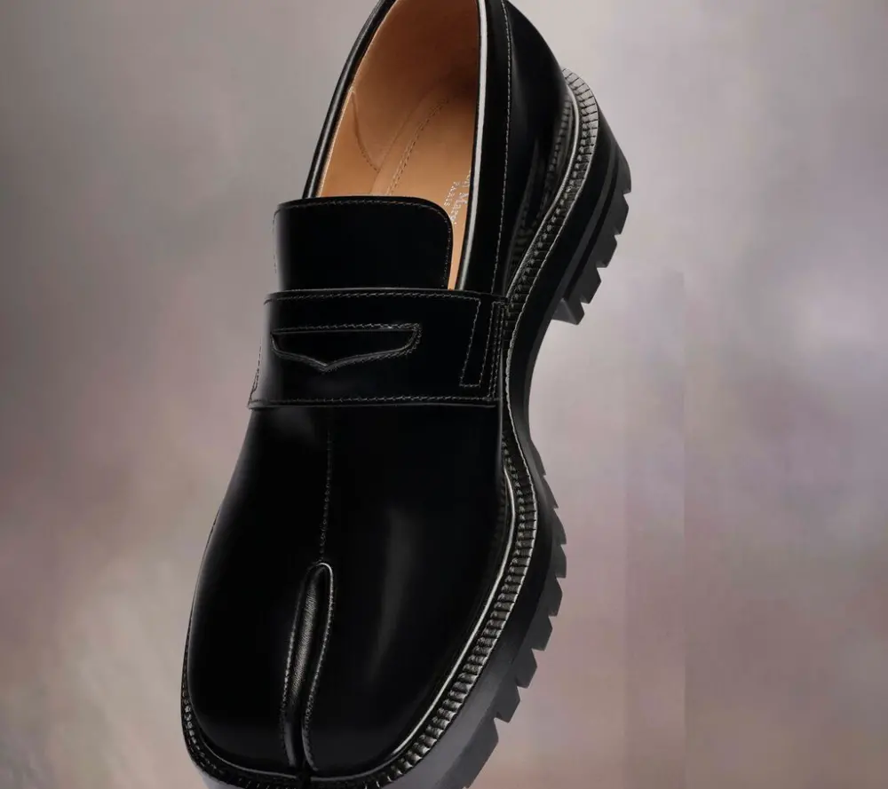 Giày Maison Margiela Tabi Moccasins ‘Black’ S57WR0139P3827H8396 - Ảnh 3