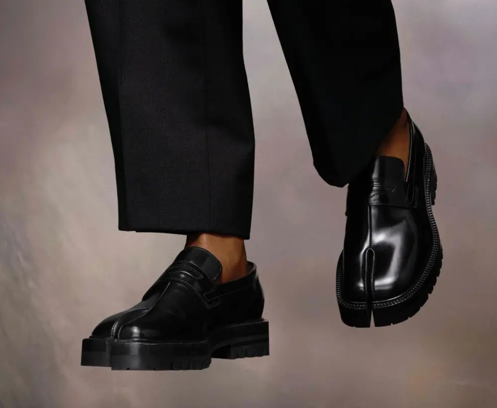 Giày Maison Margiela Tabi Moccasins ‘Black’ S57WR0139P3827H8396 - Ảnh 4