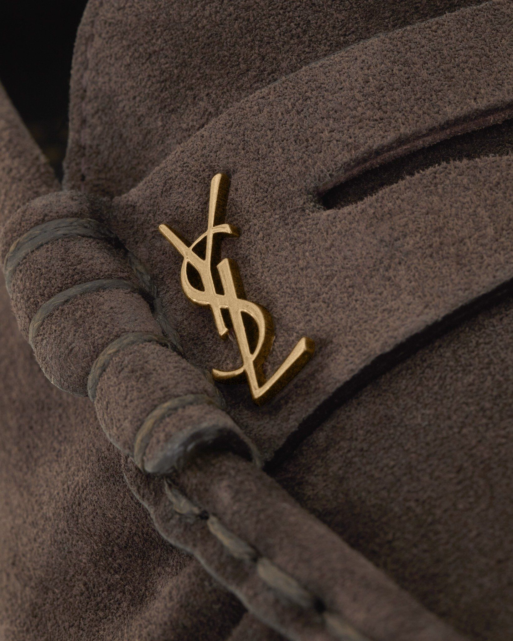 Giày Saint Laurent Le Loafer Supple 'Chocolate' 8394712W5AC6023 - Ảnh 3