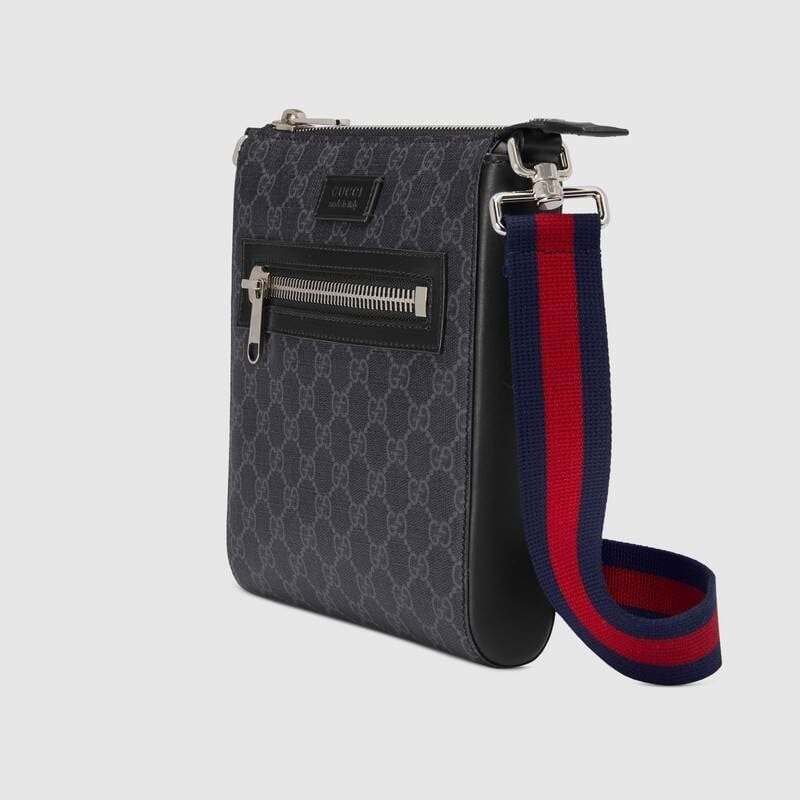 Túi Gucci GG Supreme Small Messenger Bag 'Black' 523599-K5RLN-1095 - Ảnh 4