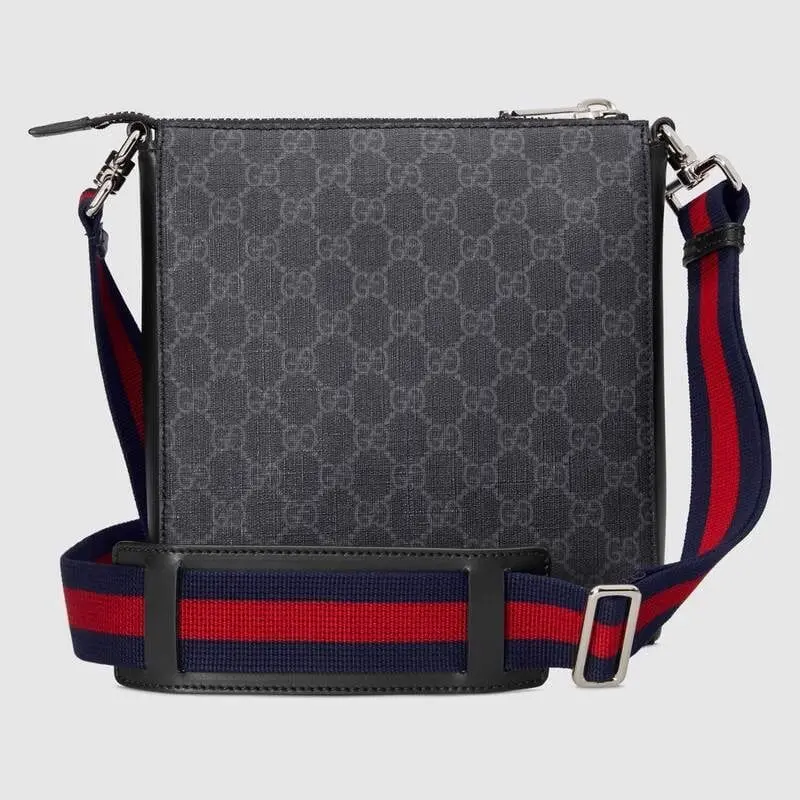 Túi Gucci GG Supreme Small Messenger Bag 'Black' 523599-K5RLN-1095 - Ảnh 3