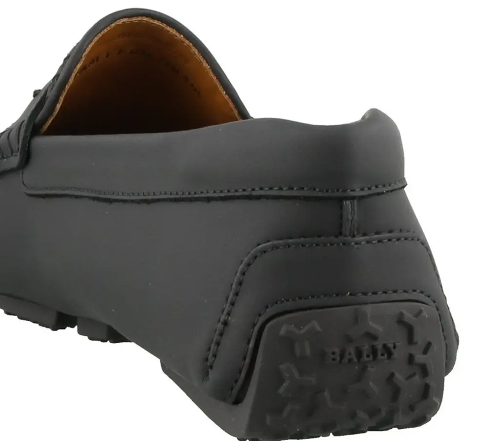 Giày Bally Pikat Leather Loafers 'Black' 6225977 - Ảnh 5