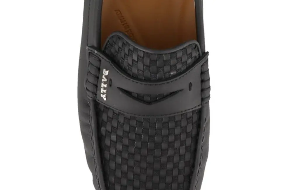 Giày Bally Pikat Leather Loafers 'Black' 6225977 - Ảnh 4