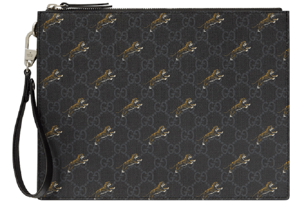 Túi Gucci Handbag Tiger Monogram 'Black' 575136 G2BAN