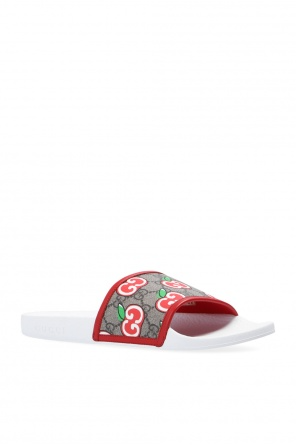 Dép Gucci Apple-Printed Slide 'White Monogram' 627818-2BQ20-8470 - Ảnh 5