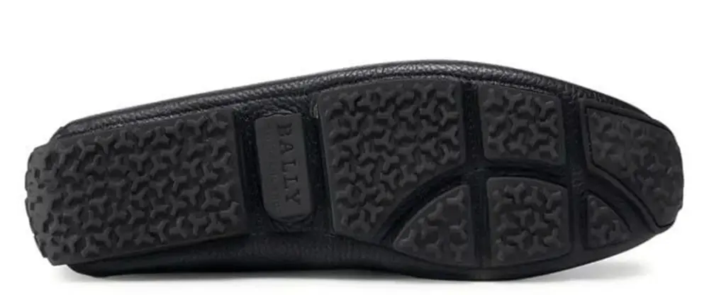 Giày Bally Pavel Moccasin Leather 'Black' 6234457 - Ảnh 4