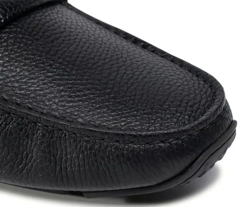 Giày Bally Pavel Moccasin Leather 'Black' 6234457 - Ảnh 5