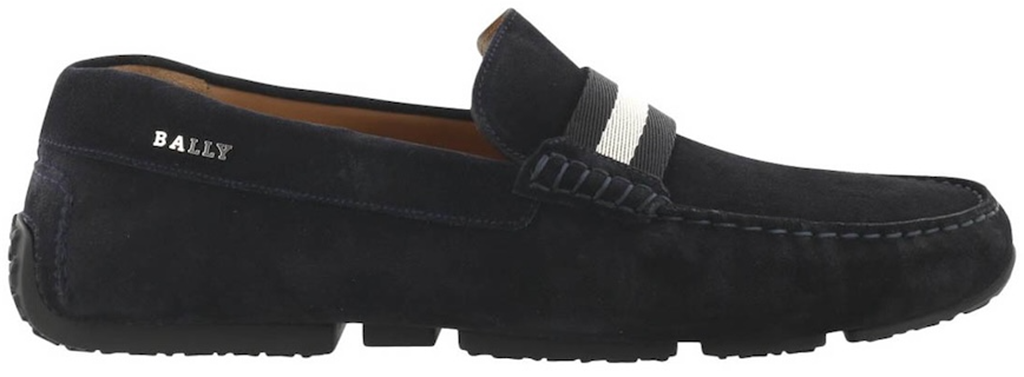 Giày Bally Suede Pearce Driver Moccasins 'Navy' 6206908