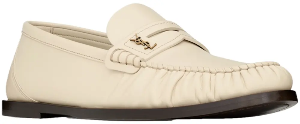 Giày Saint Laurent Loafers 'Marble White' 820648AAELH1001