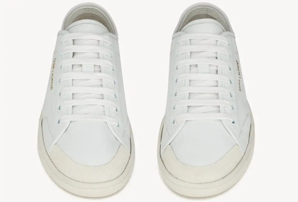 Alternative view of Giày Saint Laurent Gym Sneakers 'White' 81950100N009030