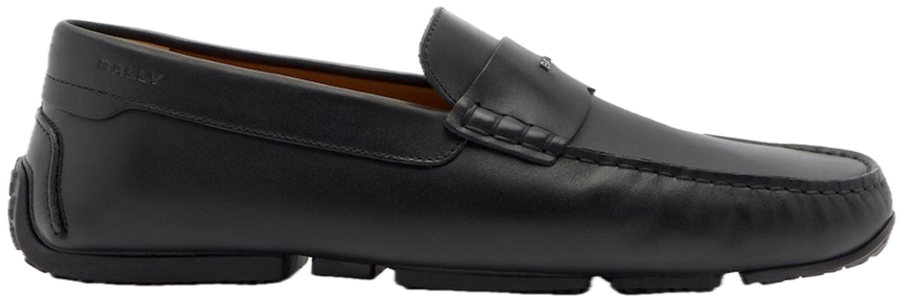 Giày Nam Bally Pilot Driver Leather 'Black' 6312235