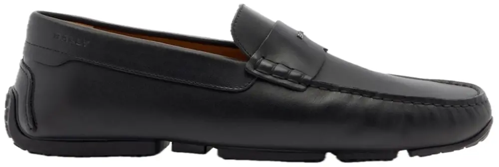 Giày Nam Bally Pilot Driver Leather 'Black' 6312235