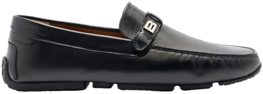 Giày Bally Pilot Driver Leather 'Black' 6311983