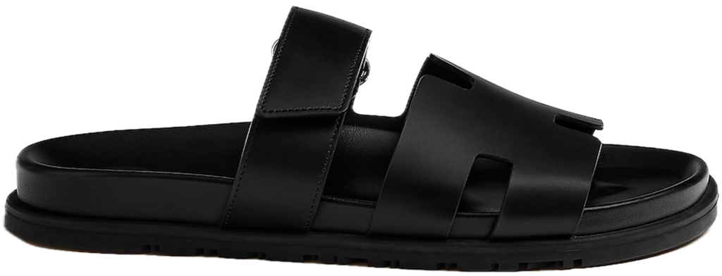 Dép Hermes Chypre Sandal 'Noir' H222000ZH01390