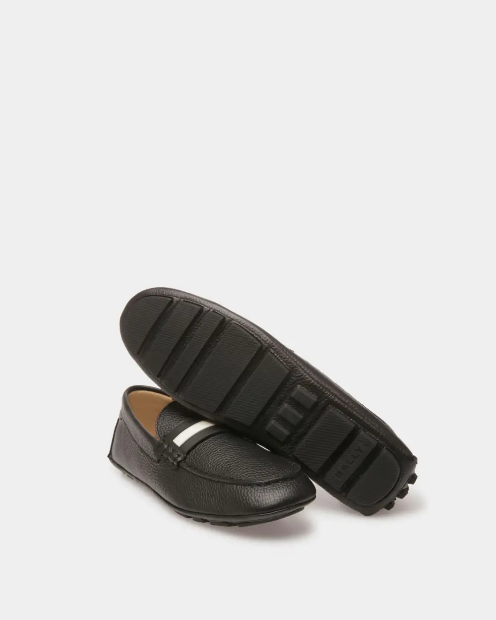 Giày Bally Kerbs Drivers 'Black' 6304670 - Ảnh 4