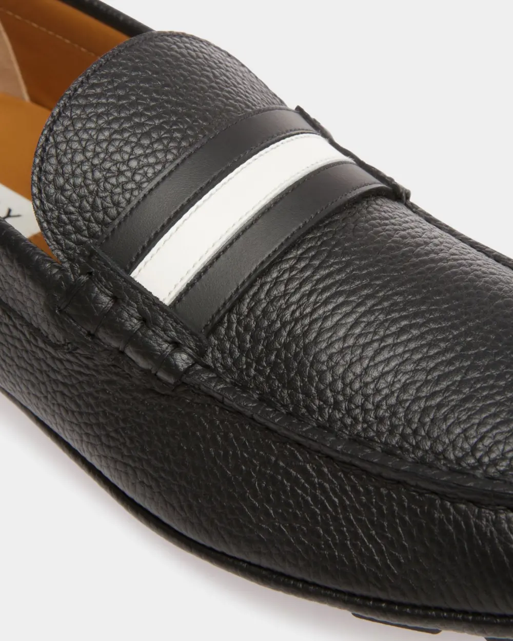 Giày Bally Kerbs Drivers 'Black' 6304670 - Ảnh 5
