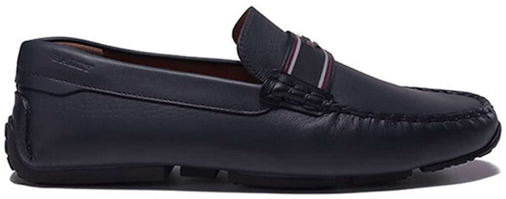 Giày Bally Moccasin Leather 'Navy' 6301728
