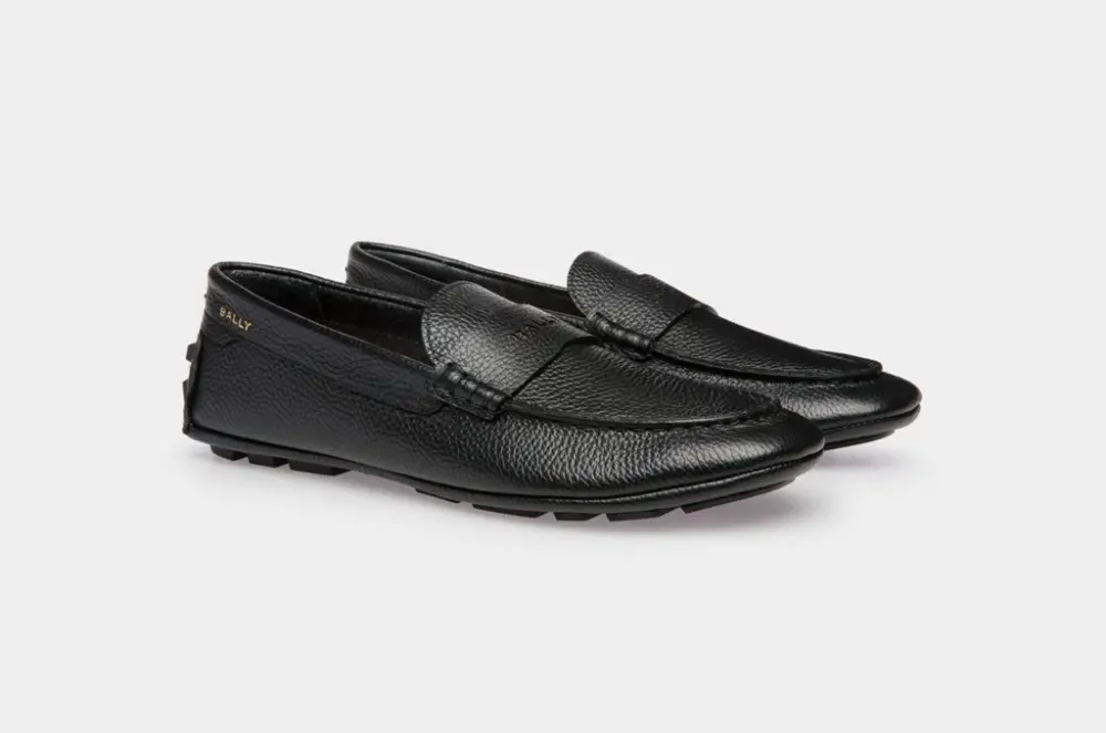 Giày Bally Kerbs Driver ‘Black’ 6306747 - Ảnh 4