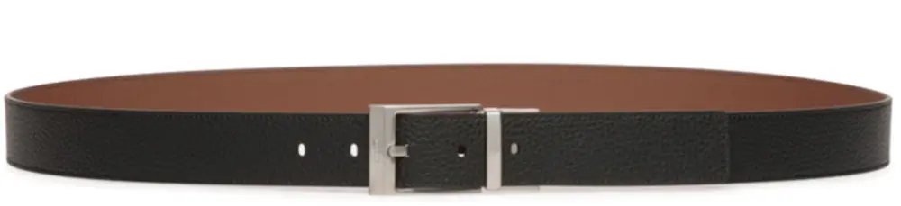 Thắt Lưng Bally Leather Belt 'Black' 6307019