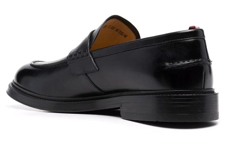 Giày Bally Nitus Leather Loafer 'Black' 6237960 - Ảnh 3