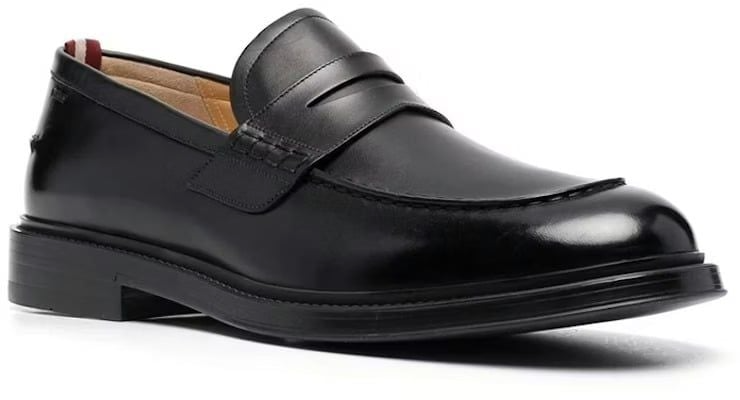 Giày Bally Nitus Leather Loafer 'Black' 6237960 - Ảnh 2