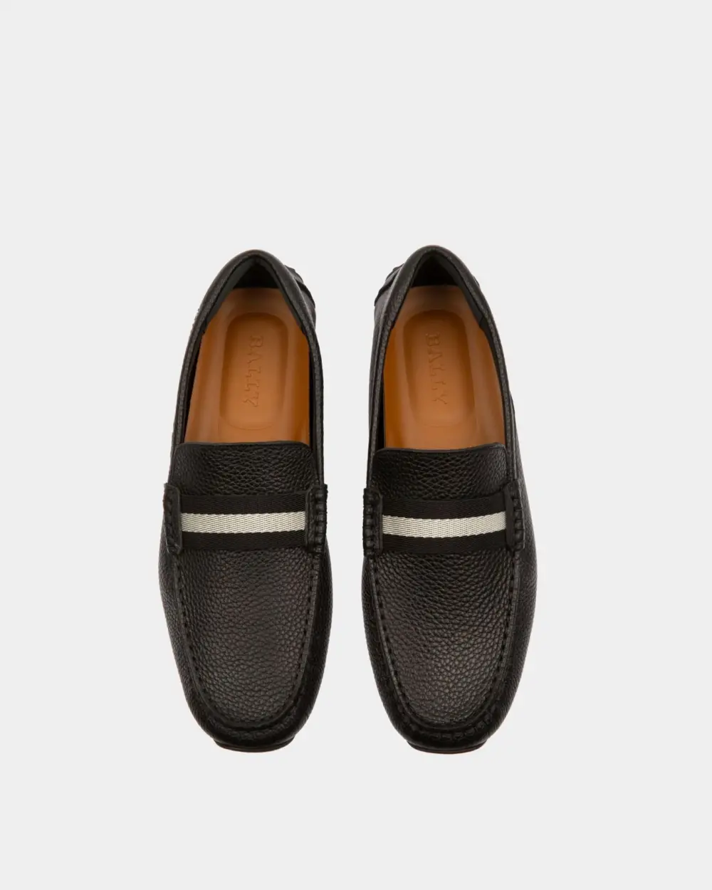 Giày Bally Pearce Leather Drivers 'Black' 6234463 - Ảnh 3
