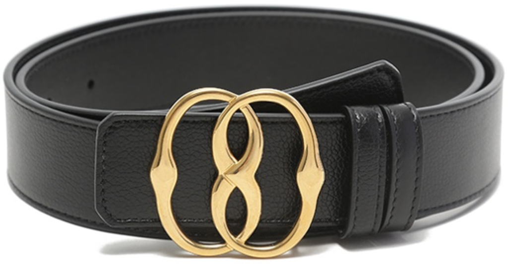 Thắt Lưng Bally Emblem Leather Belt 'Black' 6305015