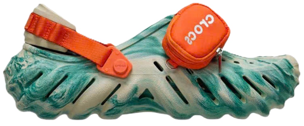 Dép Crocs Eco Marble Pouch Clog 'Green Beige' 211984-2Y3