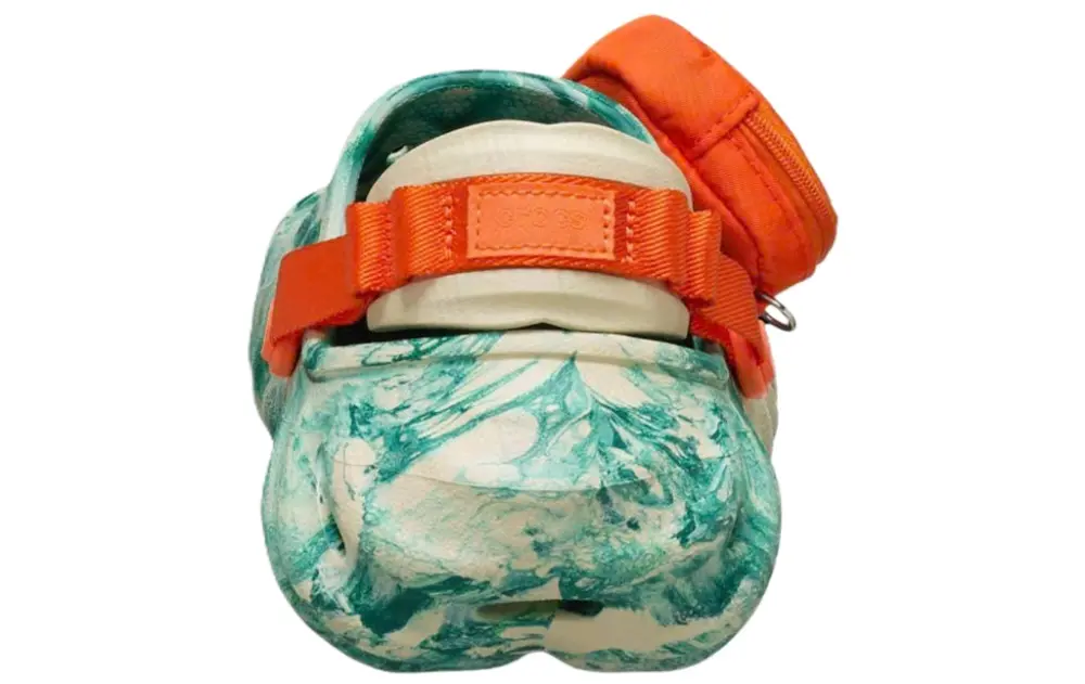 Dép Crocs Eco Marble Pouch Clog 'Green Beige' 211984-2Y3 - Ảnh 3
