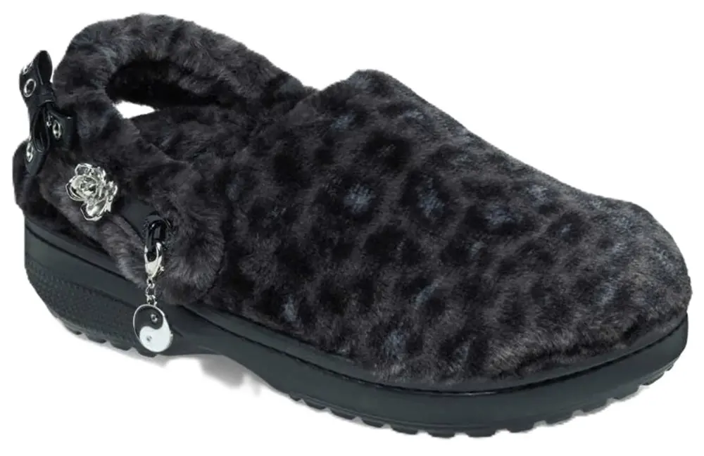 Alternative view of Dép Crocs Classic Unfurgettable Clog 'Black Leopard' 212416-0CU