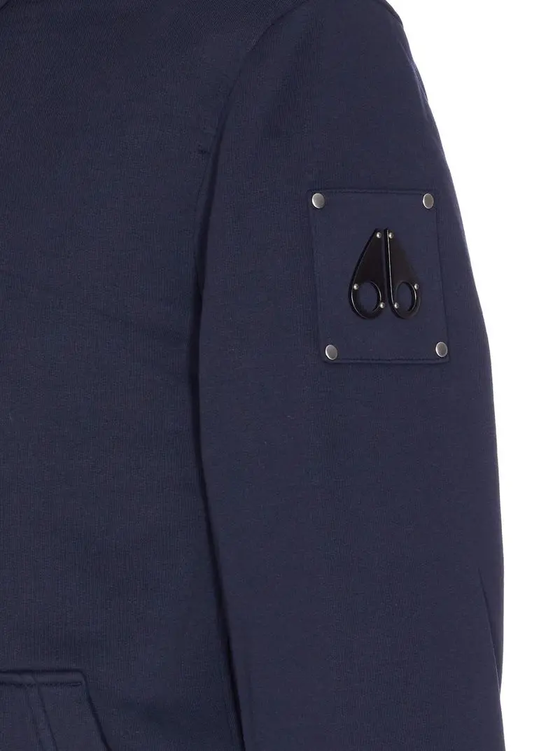 Áo Moose Knuckles Sweaters 'Blue' M35MS600EV-1842 - Ảnh 4