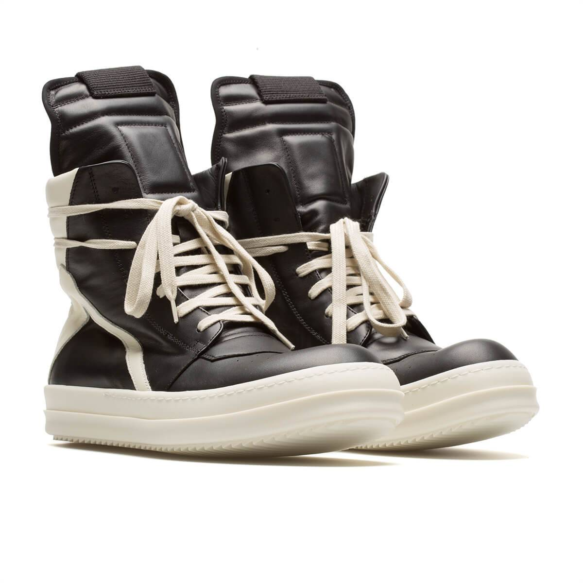 Alternative view of Giày Rick Owens Geobasket Sneakers 'Black' RU21S6894