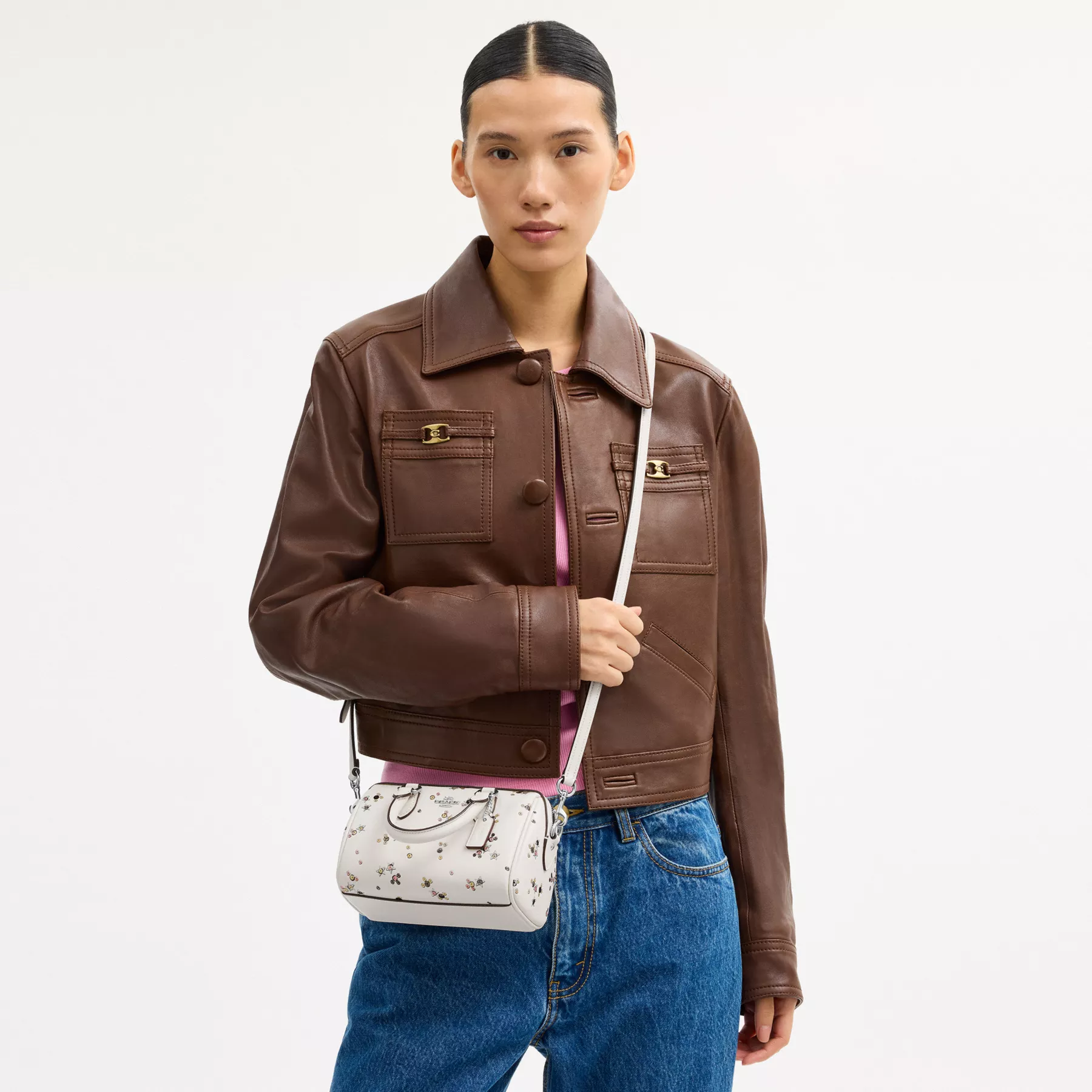 Túi Coach Rowan Crossbody ‘Black’ CCI68-SVCAH - Ảnh 8