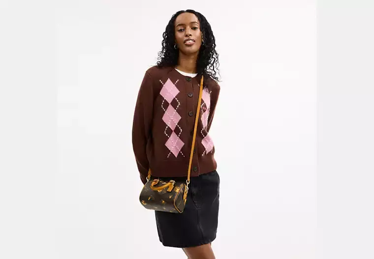 Túi Coach Mini Rowan Crossbody ‘Walnut’ CCF31-IMYEN - Ảnh 4
