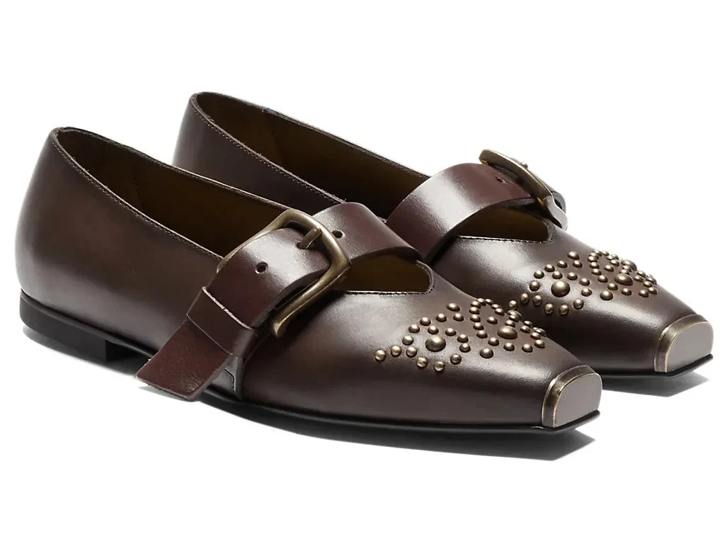 Giày Onitsuka Tiger Ballerina Studs 'Brown' 1182A682-200 - Ảnh 4