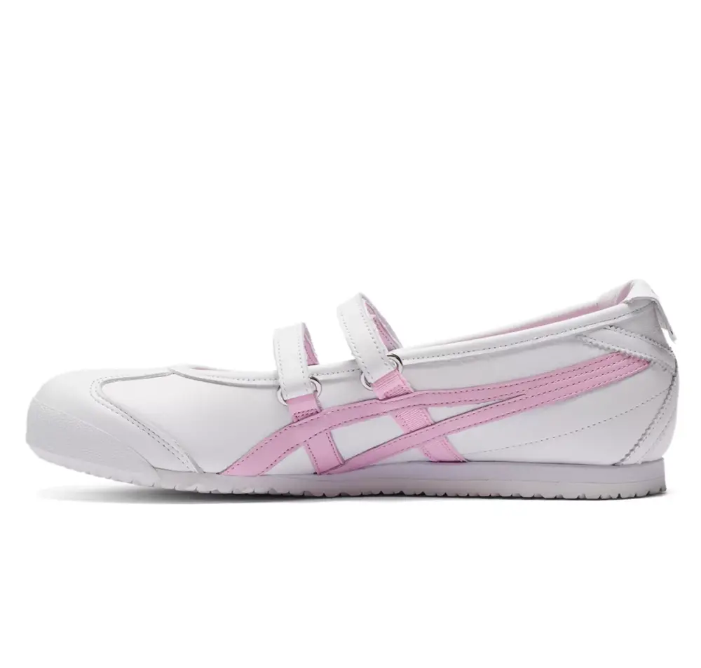 Giày Onitsuka Tiger x PATOU Mexico 66 Ballerina ‘White Cotton Candy’ 1183C379-101 - Ảnh 3