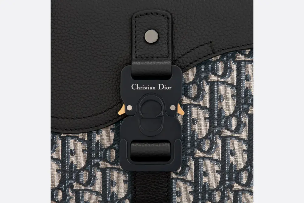 Túi Dior Mini Saddle Bag Strap ‘Beige Dior Grained’ 1ADPO049YKS-H27E - Ảnh 6