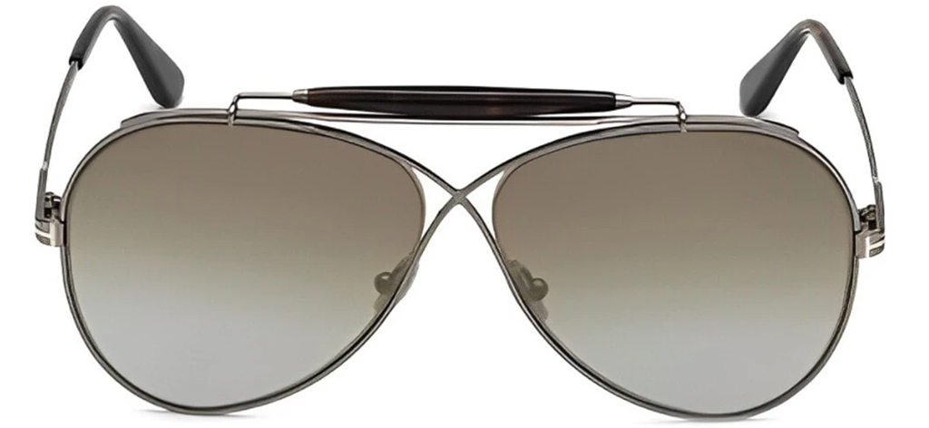 Kính Tom Ford Aviator Frame Sunglasses ‘Grey’ FT081808G