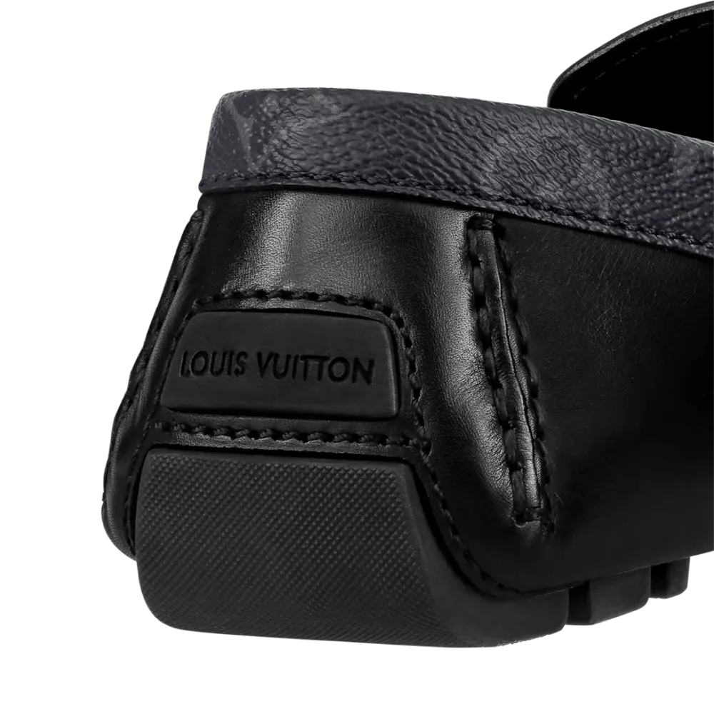 Giày Louis Vuitton Monte Carlo Moccasin ‘Black’1A8F7A - Ảnh 5