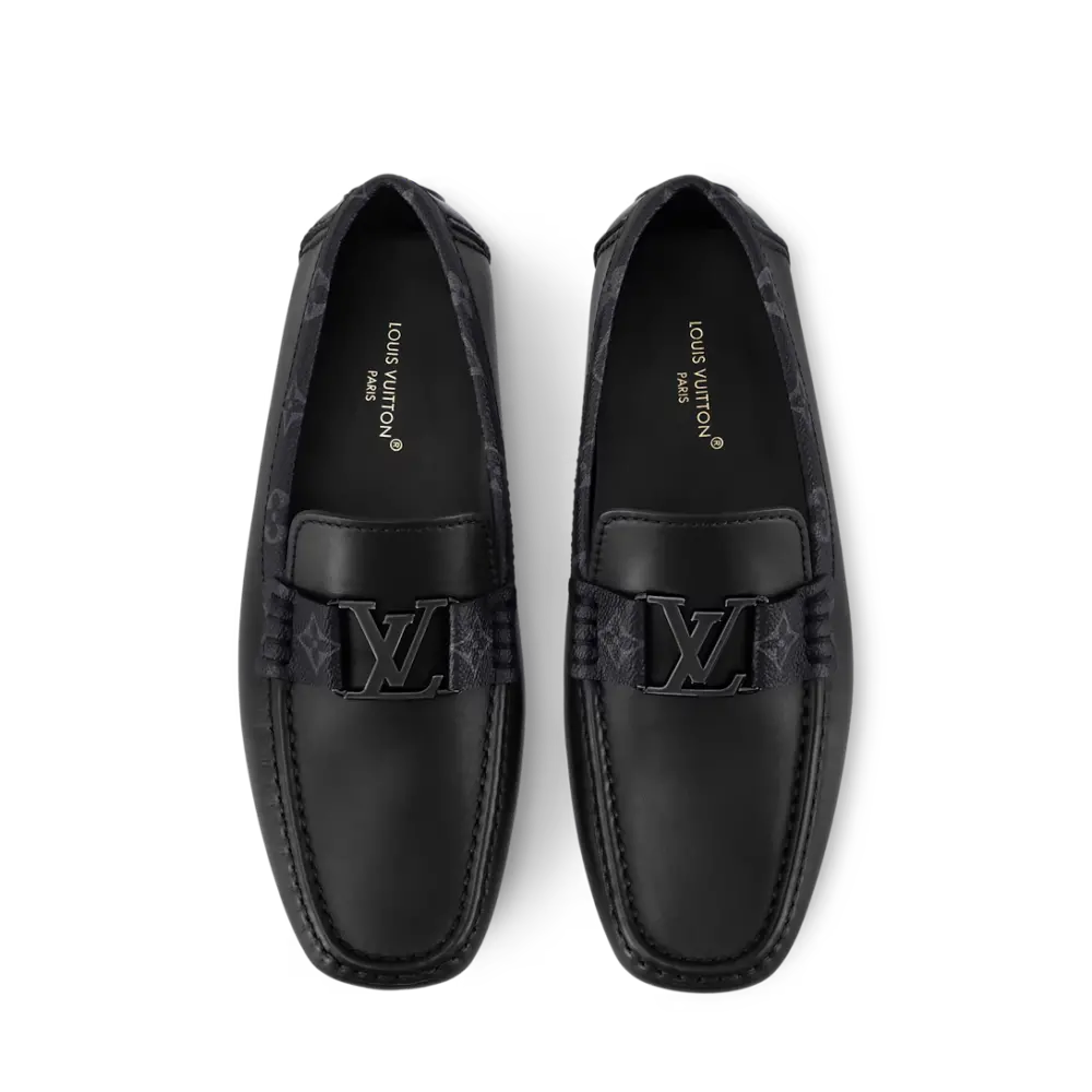 Giày Louis Vuitton Monte Carlo Moccasin ‘Black’1A8F7A - Ảnh 3