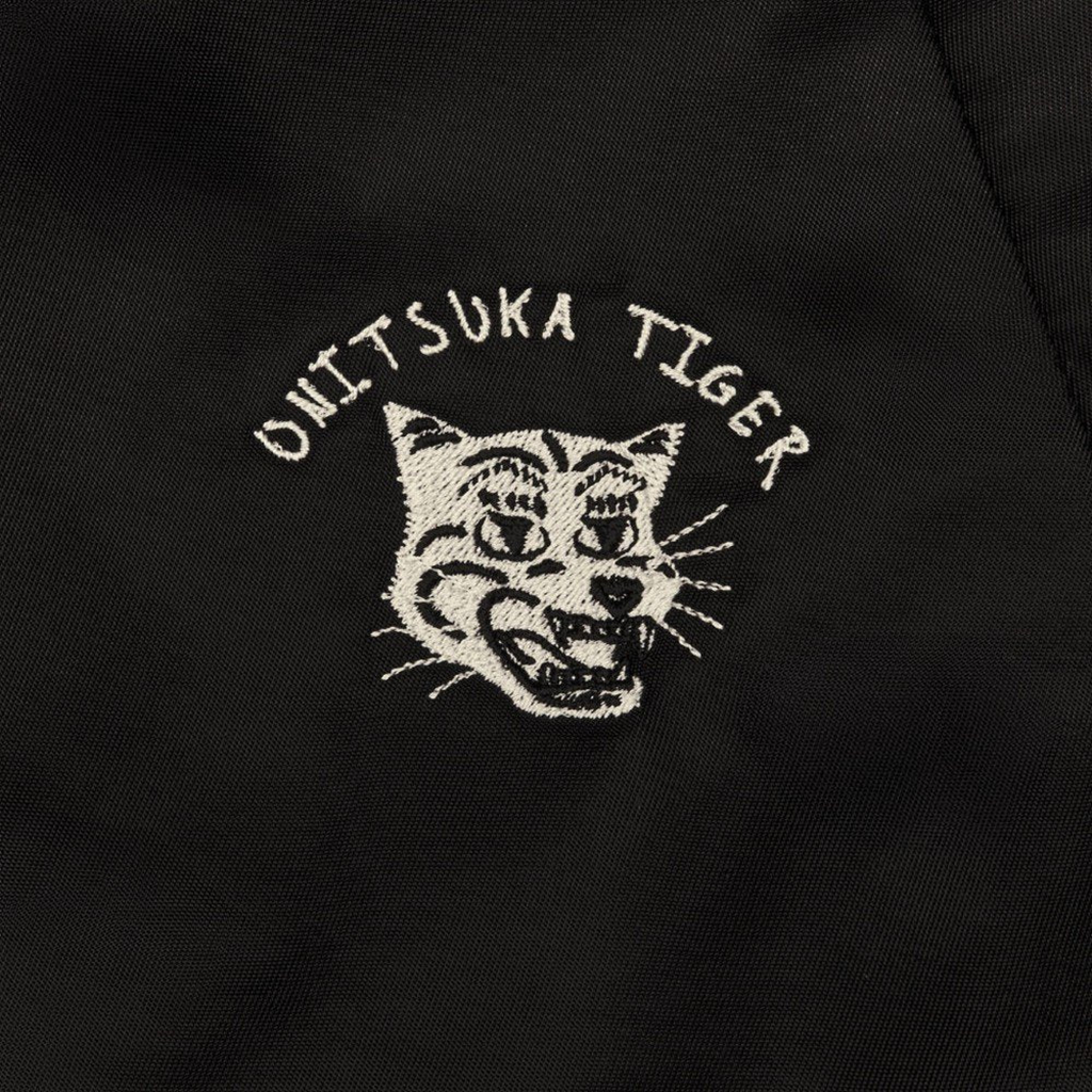 Áo Onitsuka Tiger Bomber Jacket 'Black' 2182B562-001 - Ảnh 3
