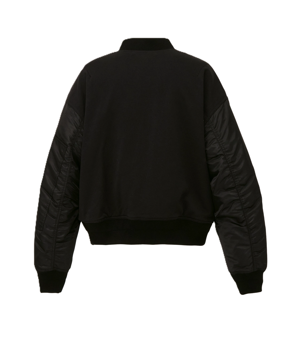 Áo Onitsuka Tiger Bomber Jacket 'Black' 2183B583-001 - Ảnh 3