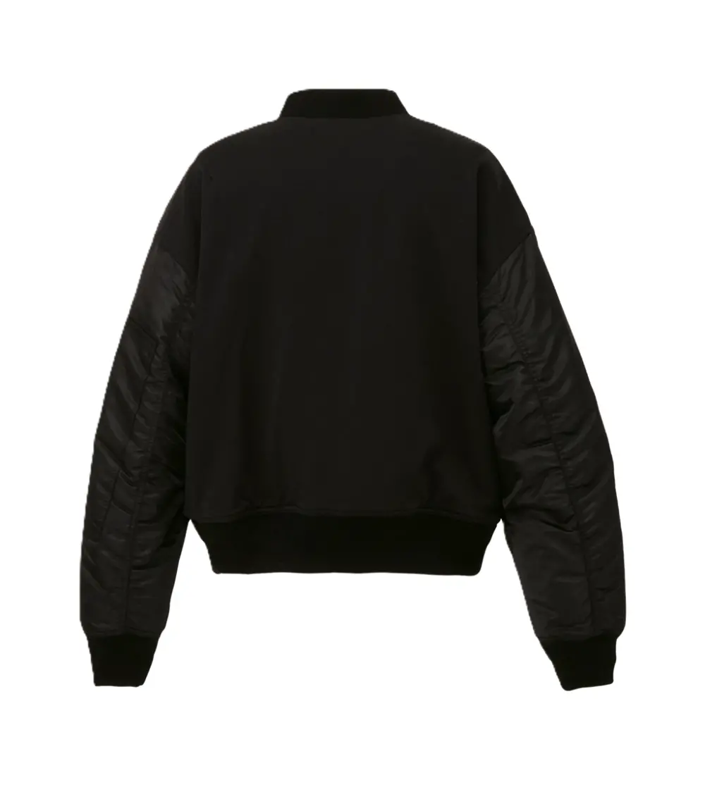 Áo Onitsuka Tiger Bomber Jacket 'Black' 2183B583-001 - Ảnh 3