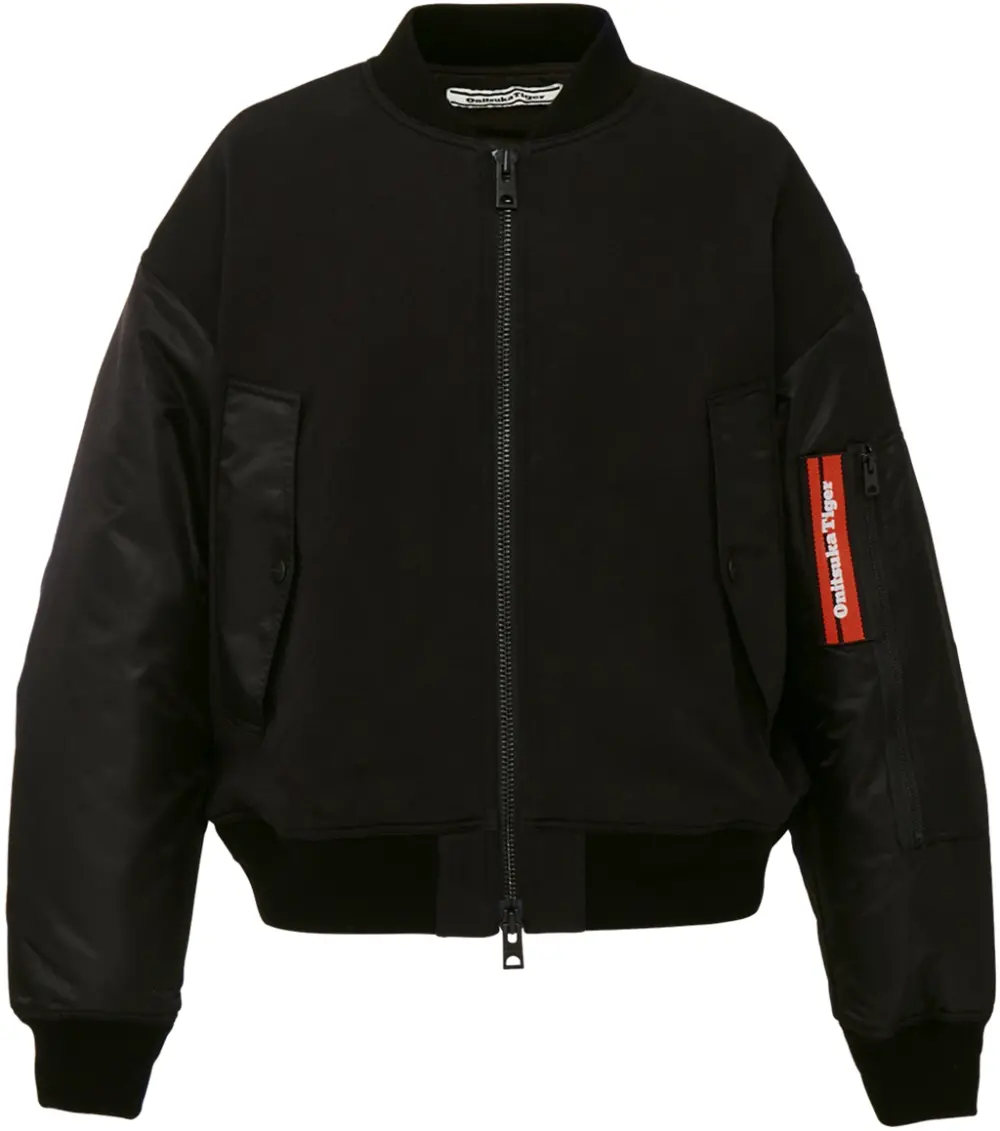 Áo Onitsuka Tiger Bomber Jacket 'Black' 2183B583-001