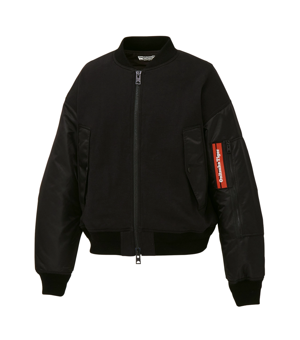Alternative view of Áo Onitsuka Tiger Bomber Jacket Kaki 'Black' 2183B583-001