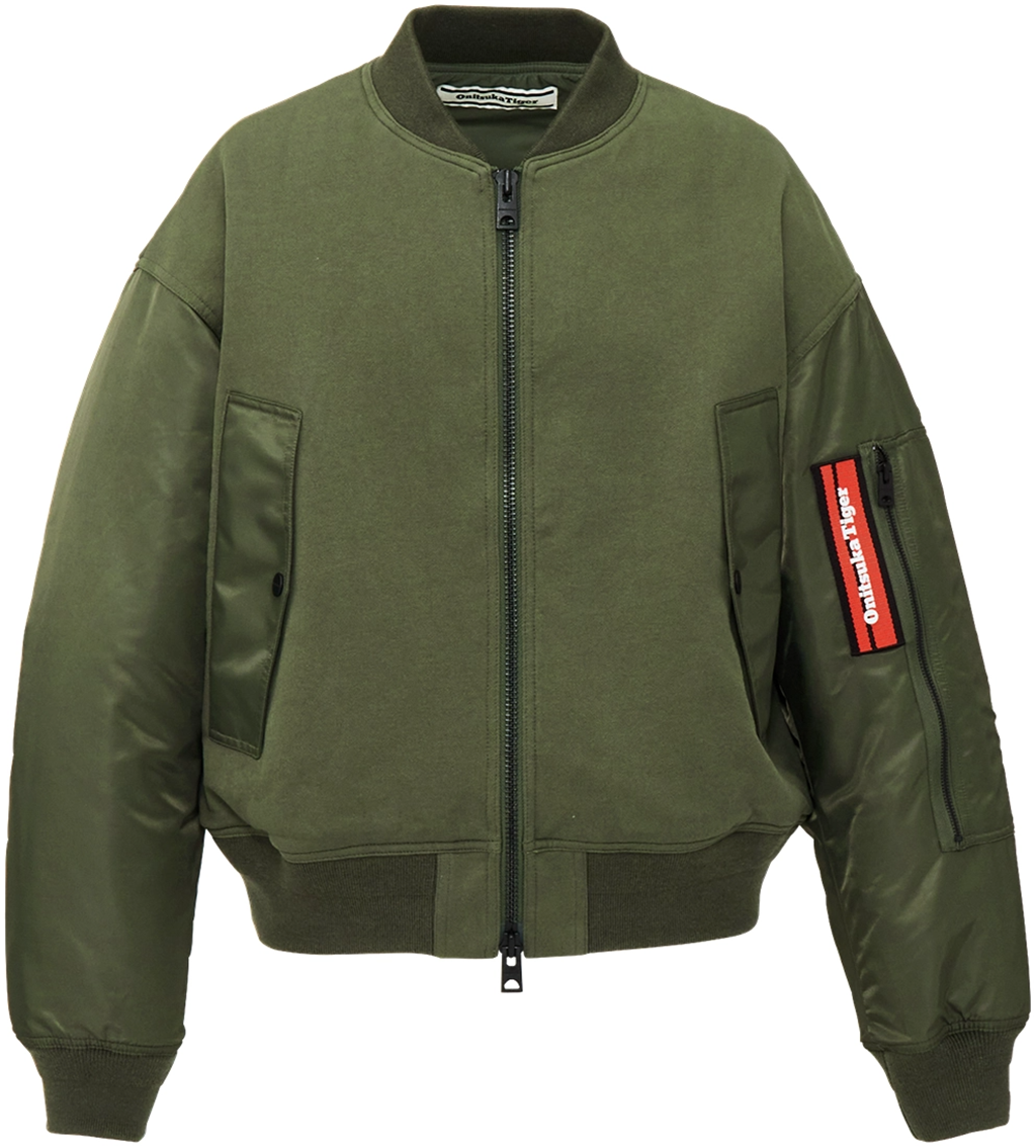 Áo Onitsuka Tiger Bomber Jacket 'Kaki' 2183B583-200
