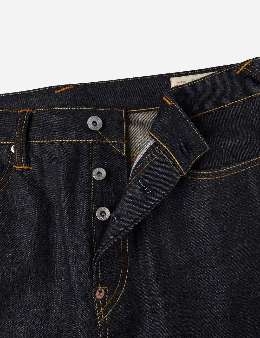 Quần Evisu Handbrush Daicock Print with Wave Embroidery Jeans 'Indigo' 2EAHTM5JE106730DN - Ảnh 5